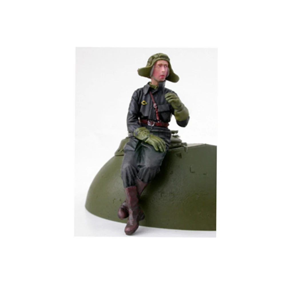 1/35 Cold War Soviet Tanker Crewman, Resin Model Figure Kit, Unassembled and Unpainted
