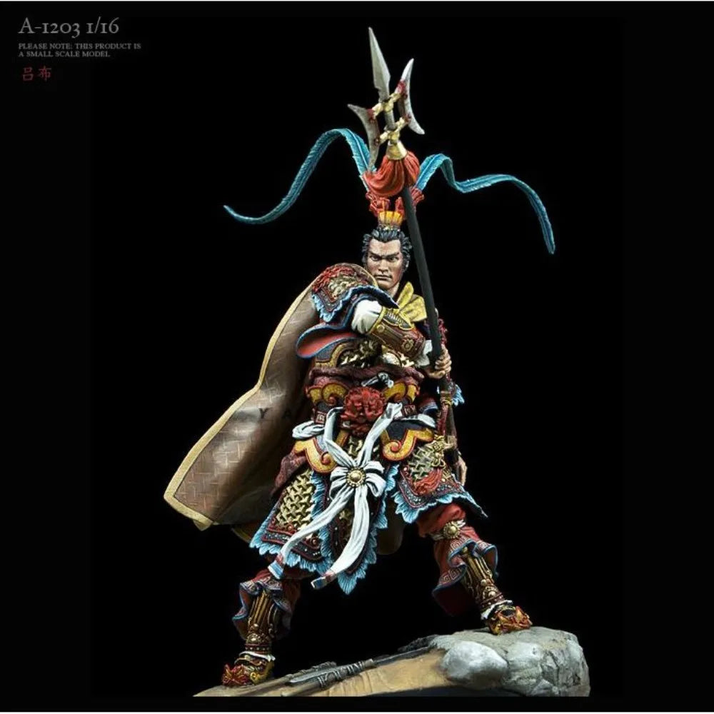 1/16 Ancient Lv Bu Three Kingdoms, Resin Model Figure Kit, Unassembled and Unpainted