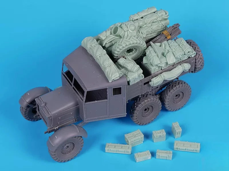 1/35 WWII Soviet Heavy Breakdown Tractor SV2S, Resin Model Vehicle Kit, Unassembled and Unpainted