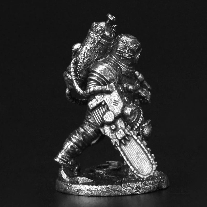 28mm Deep-Sea Digger Warriors, 6 Figures, Resin Model Figure Kit, Fantasy Theme, Unassembled and Unpainted