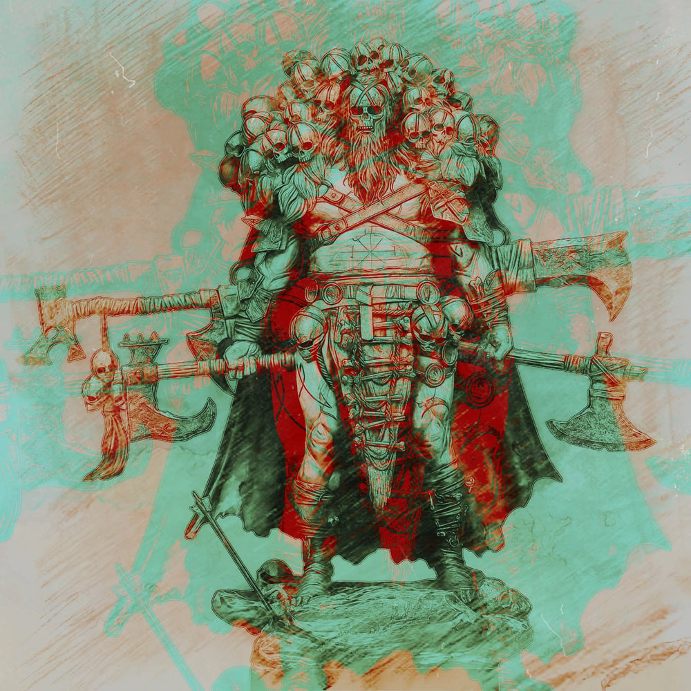 1/24 Skeleton King Warrior, Resin Model Figure Kit, Fantasy Theme, Unassembled and Unpainted