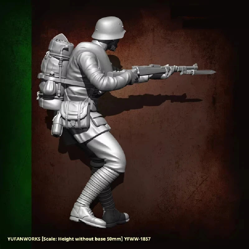 1/24 WWI Allied Soldier, Resin Model Figure Kit, Unassembled and Unpainted