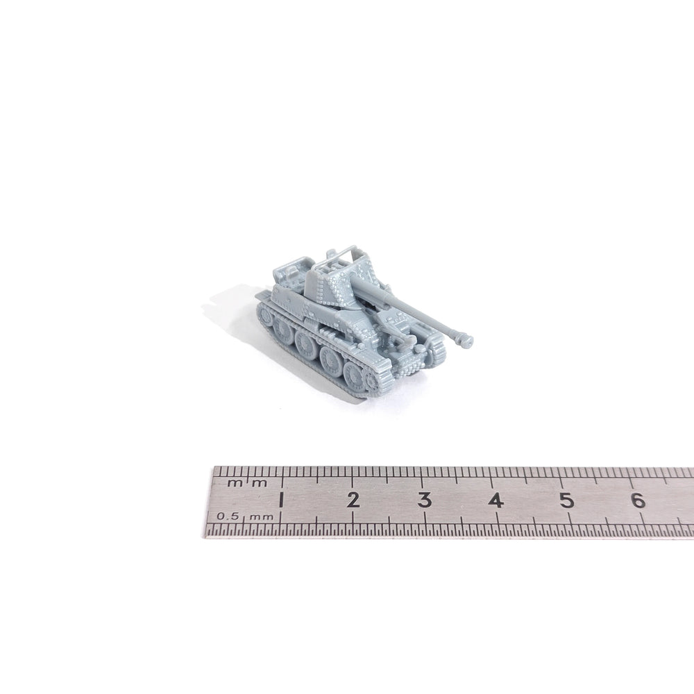 1/144 WWII German Sd.Kfz-138 Marder III, Resin Model Vehicle Kit, Unassembled and Unpainted