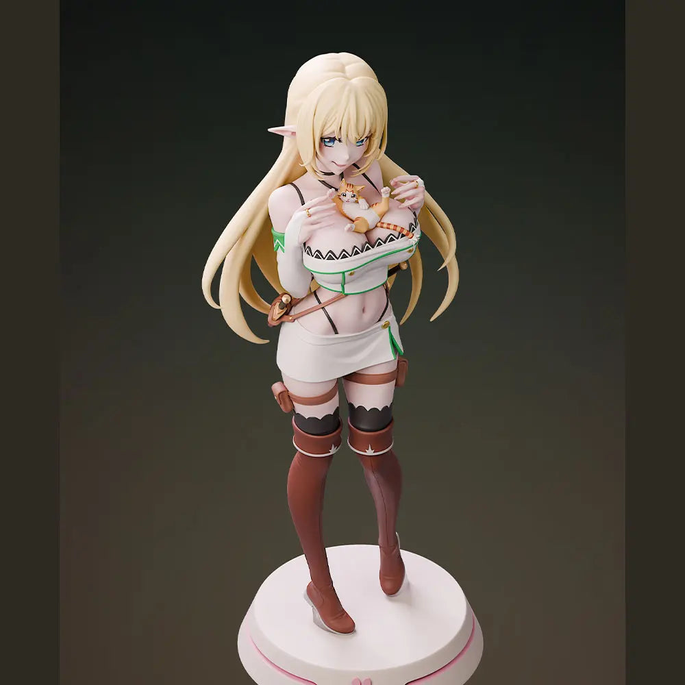 1/24 Long-Haired Anime Tactical Officer, Resin Model Figure Kit, Anime Theme, Unassembled and Unpainted
