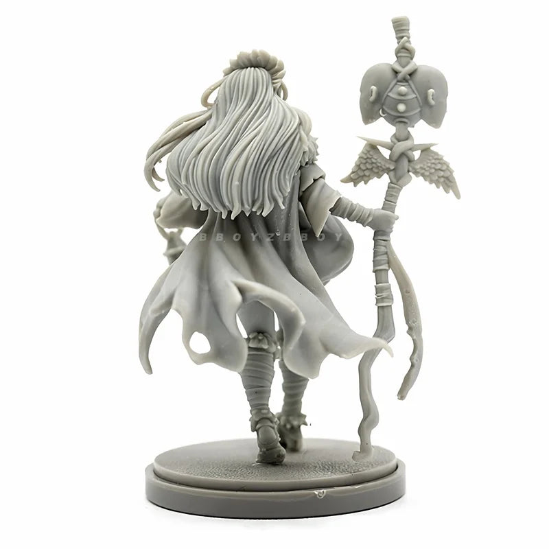38mm Dark Fantasy Witch with Wings, Resin Model Figure Kit, Fantasy Theme, Unassembled and Unpainted