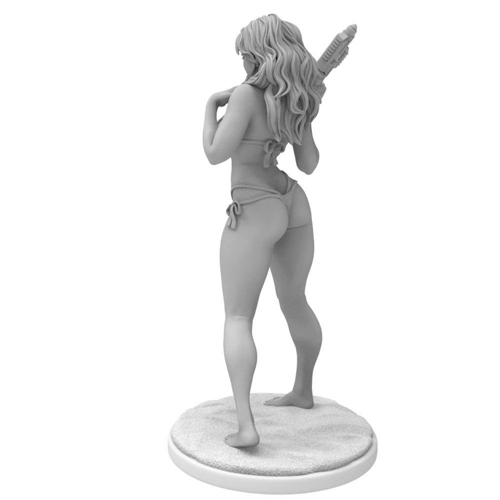 1/24 Beach Girl, Resin Model Figure Kit, Unassembled and Unpainted