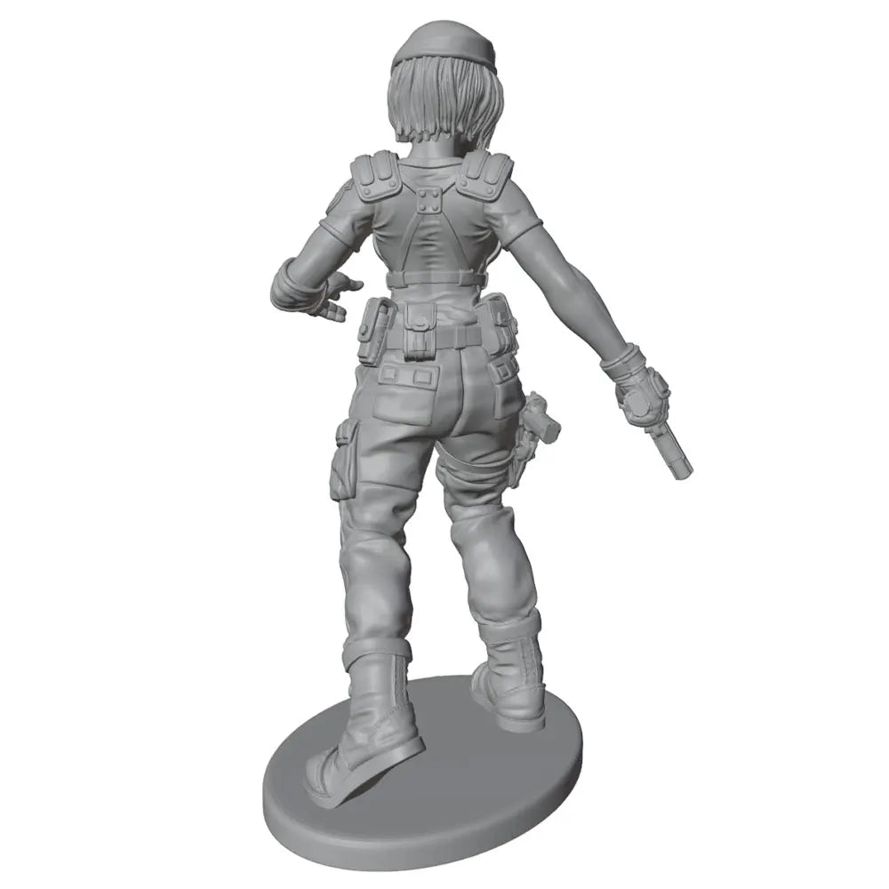 1/24 Modern Tactical Operator with Sidearm, Resin Model Figure Kit, Unassembled and Unpainted