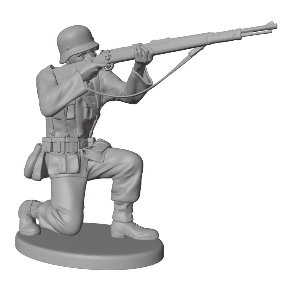 1/24 WWII German Infantry, 6 Figures, Resin Model Figure Kit, Unassembled and Unpainted