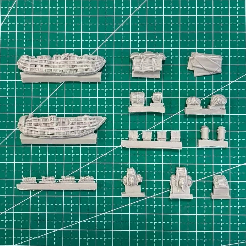 1/72 Modern British Warrior APC with Accessories, Resin Model Vehicle Kit, Unassembled and Unpainted