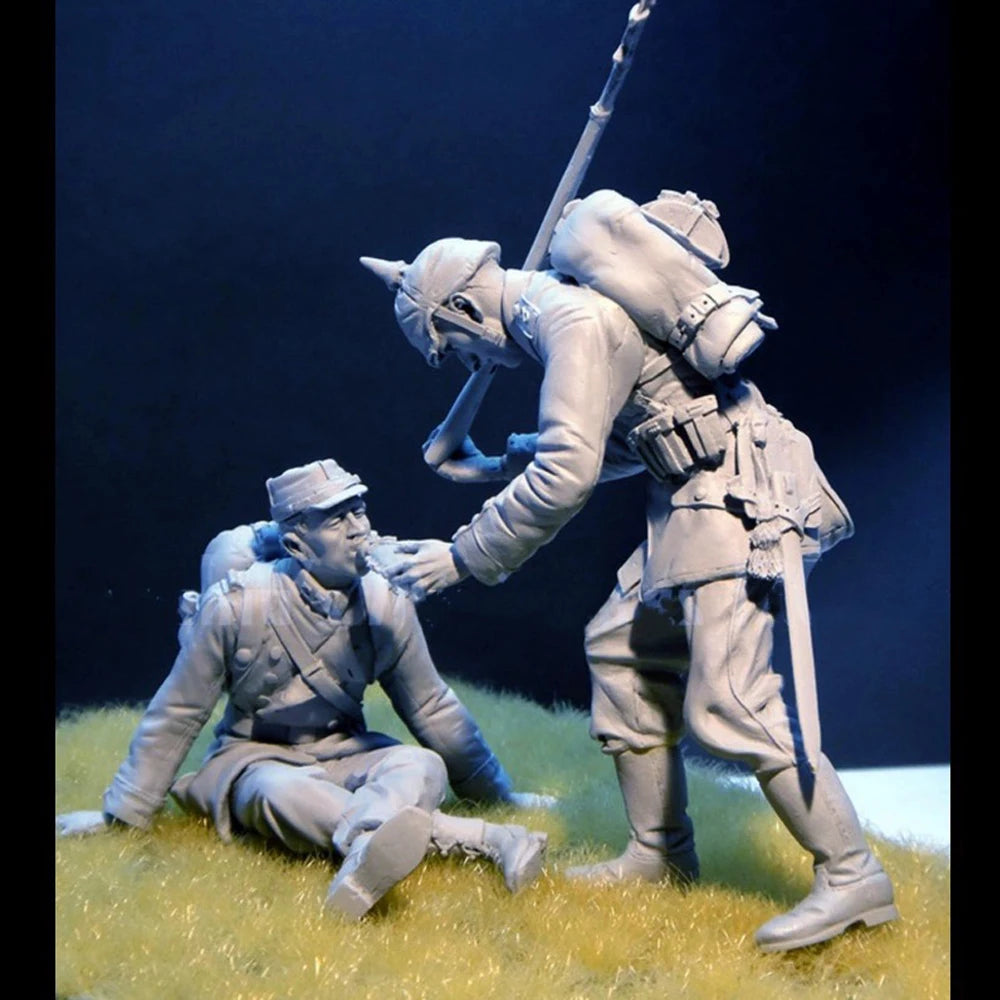 1/16 Modern Soldiers, 4 Figures, Resin Model Figure Kit, Unassembled and Unpainted