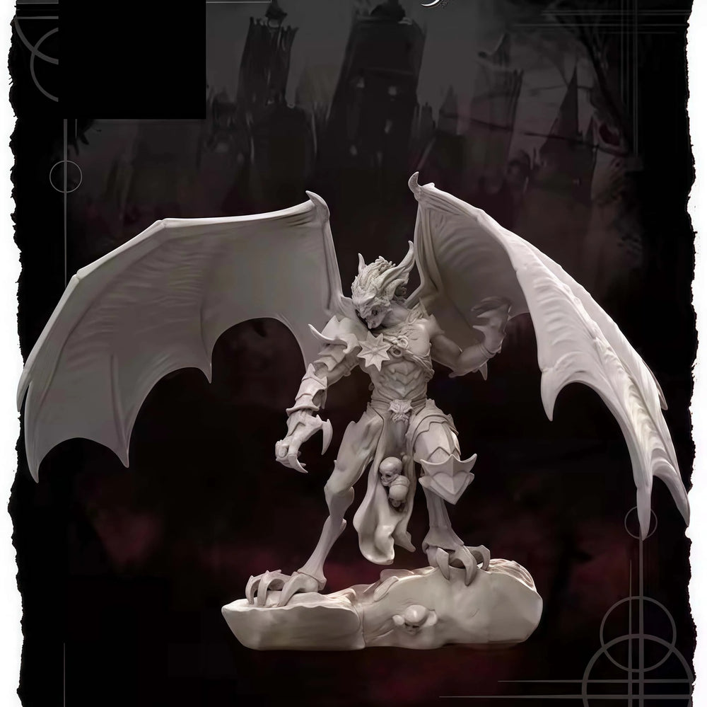 1/24 Demonic Bat King, Resin Model Figure Kit, Fantasy Theme, Unassembled and Unpainted