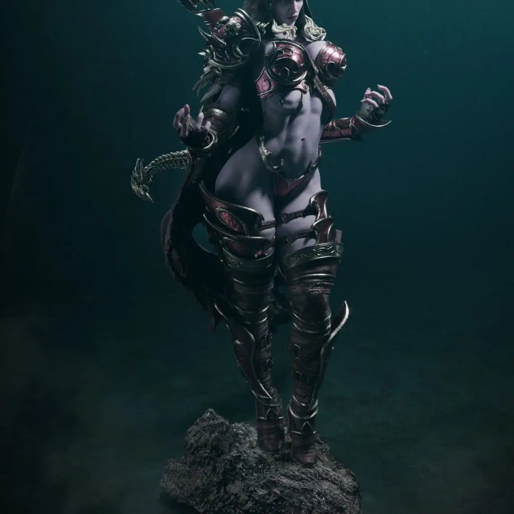 1/10 Female Elf Warrior, Resin Model Figure Kit, Fantasy Theme, Unassembled and Unpainted