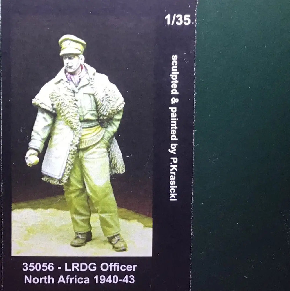 1/35 WWII LRDG Officer, Resin Model Figure Kit, Unassembled and Unpainted