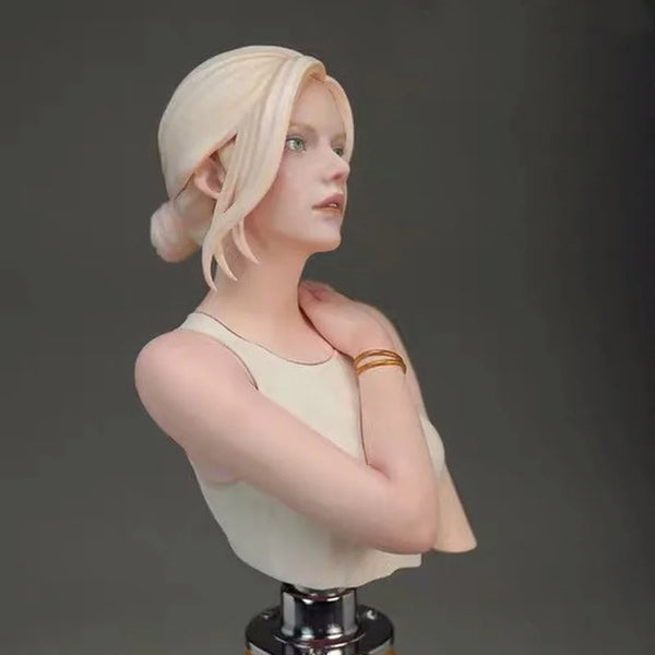 European Female, Resin Model Bust Kit, Unassembled and Unpainted