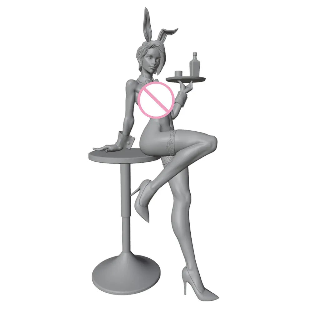 1/24 Bunny Girl Pinup, Resin Model Figure Kit, Unassembled and Unpainted