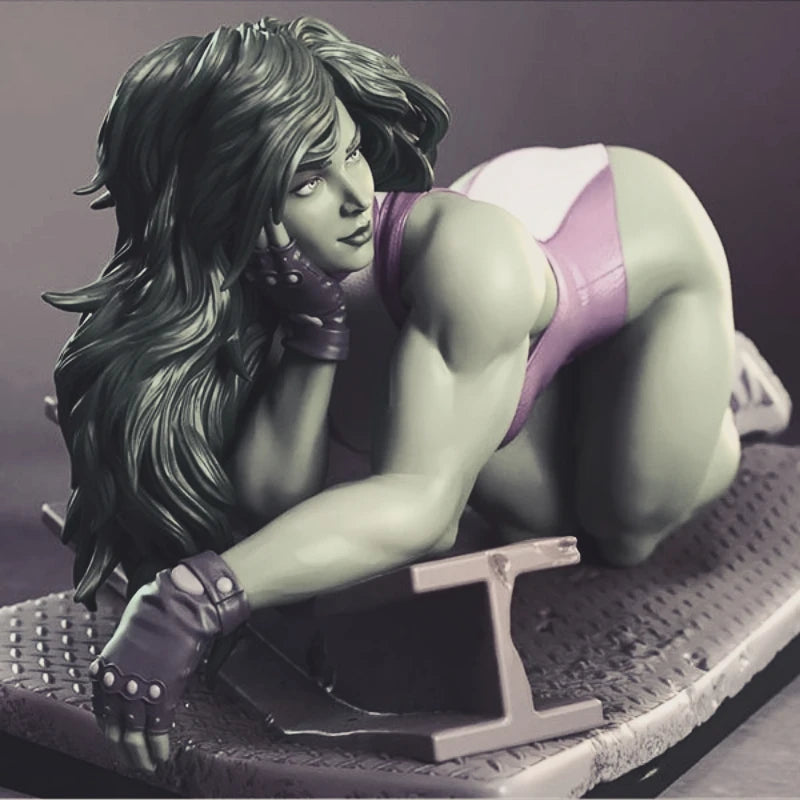 1/24 Female Superhero, Resin Model Figure Kit, Anime Theme, Unassembled and Unpainted