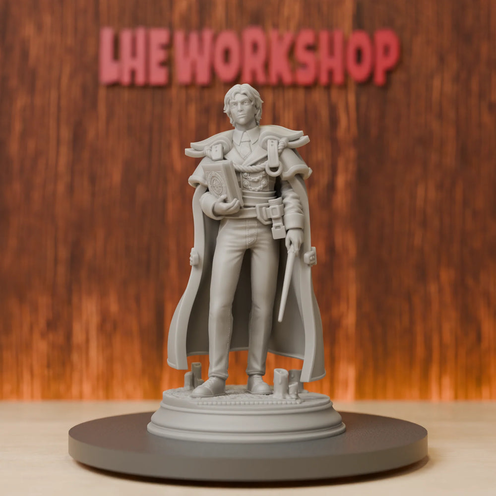 75mm Young Wizard, Resin Model Figure Kit, Fantasy Theme, Unassembled and Unpainted