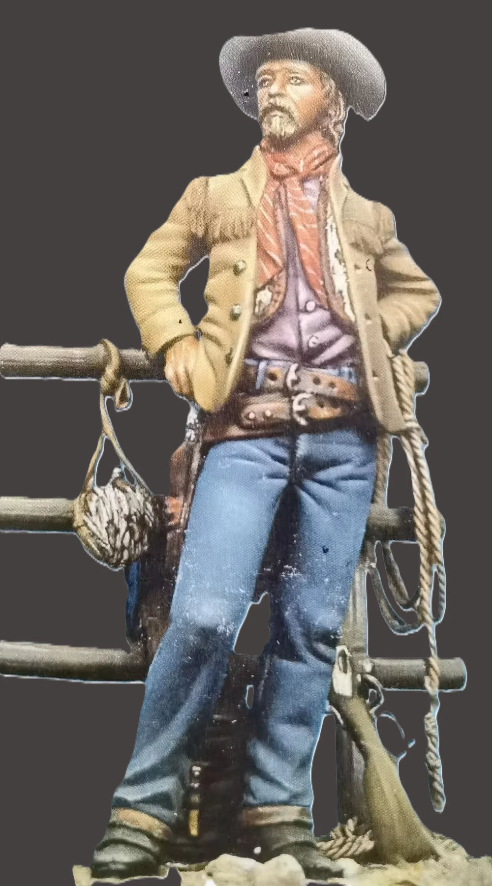1/35 American Civil War American Western Cowboy Gunslinger, Resin Model Figure Kit, Unassembled and Unpainted