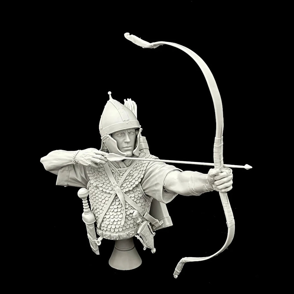 1/10 Ancient Roman Auxiliary Archer, Resin Model Bust Kit, Unassembled and Unpainted