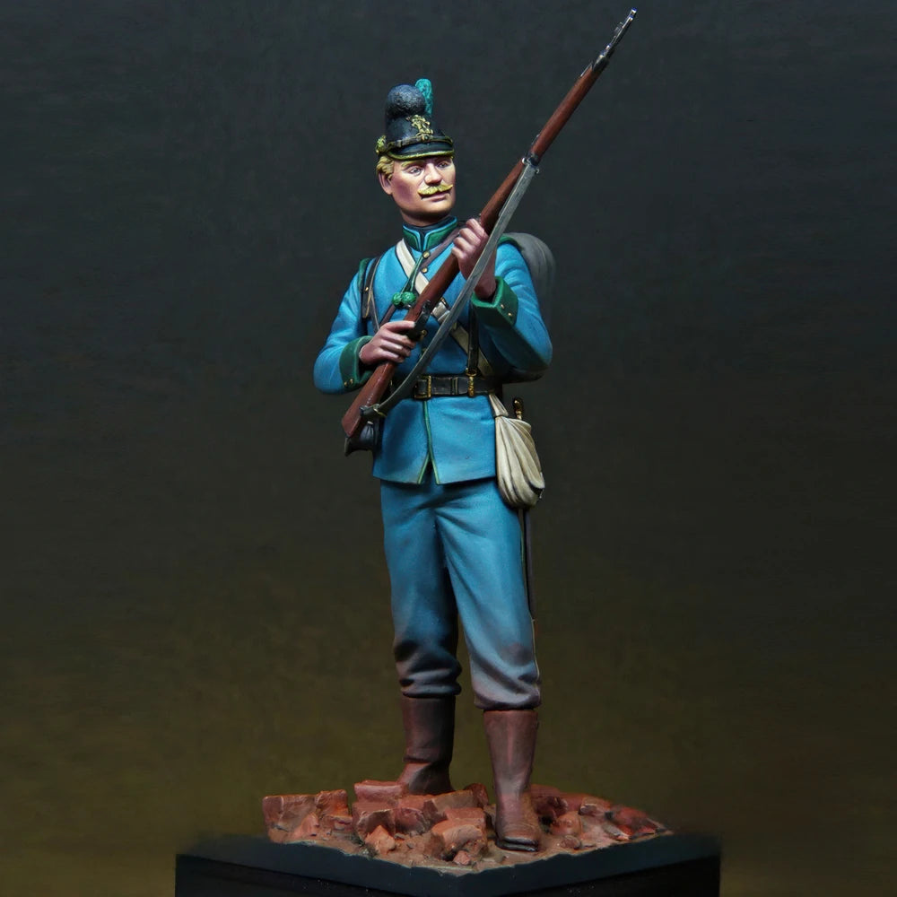 1/24 WWI Bavarian Infantry, Resin Model Figure Kit, Unassembled and Unpainted