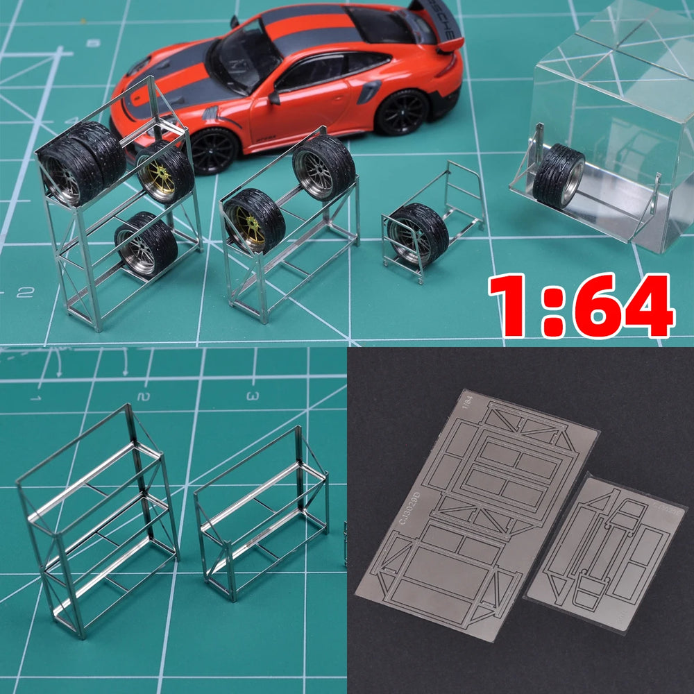 1/64 Modern Workshop, Resin Model Diorama Kit, Unassembled and Unpainted
