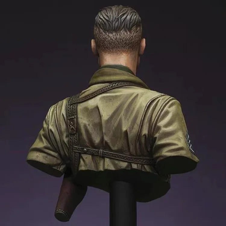 1/16 WWII American Soldier, Resin Model Bust Kit, Unassembled and Unpainted