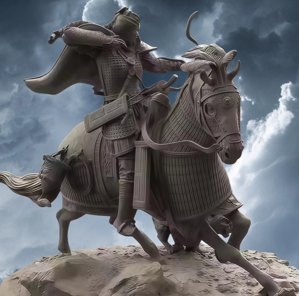 1/24 Medieval Fantasy Female Knight, 4 Figures, Resin Model Figure Kit, Unassembled and Unpainted