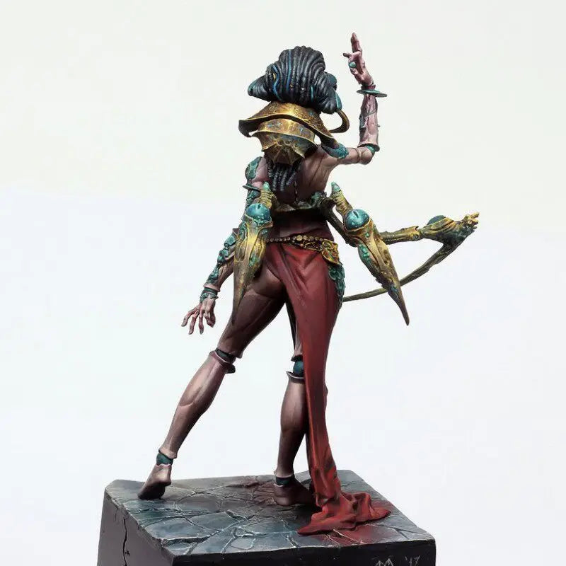 Void Queen Fantasy Warrior, Resin Model Figure Kit, Fantasy Theme, Unassembled and Unpainted