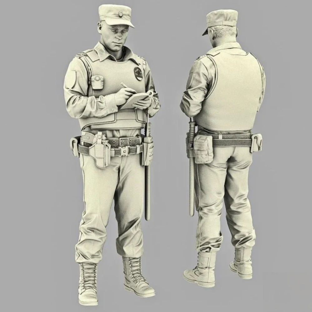 1/35 Modern Russian Infantry in Tactical Gear, 2 Figures, Resin Model Figure Kit, Unassembled and Unpainted
