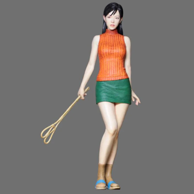 1/8 Female in Casual Wear, Resin Model Figure Kit, Anime Theme, Unassembled and Unpainted