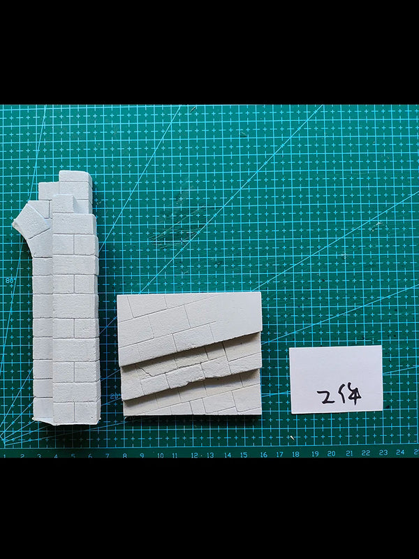 Medieval Ruined Archway, Resin Model Terrain Kit, Unpainted