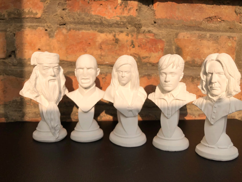 Portrait Character Busts, 12 Figures, Resin Model Bust Kit, Historical Theme, Unassembled and Unpainted