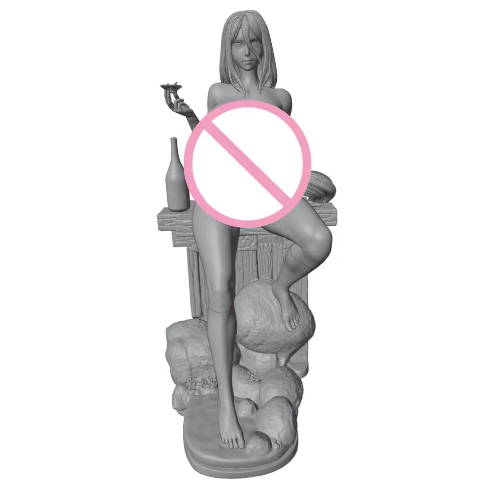 Female, Resin Model Figure Kit, Unassembled and Unpainted