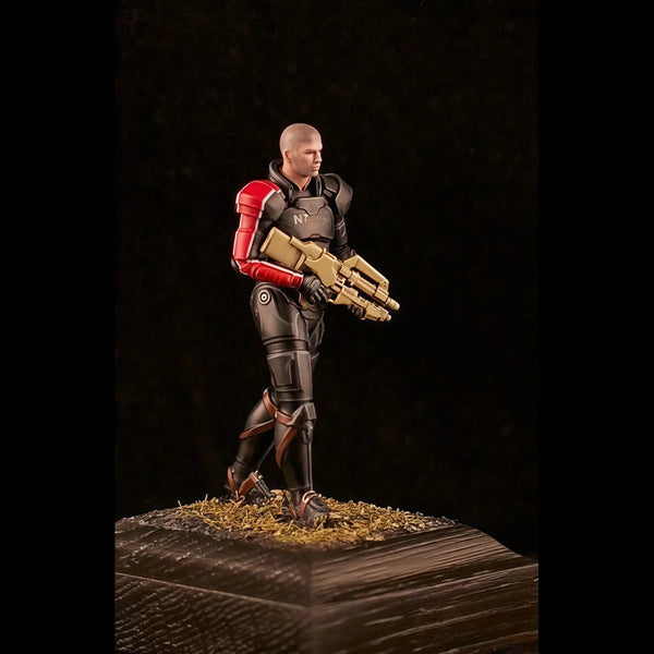 54mm Armored Soldier, Resin Model Figure Kit, Sci-Fi Theme, Unassembled and Unpainted