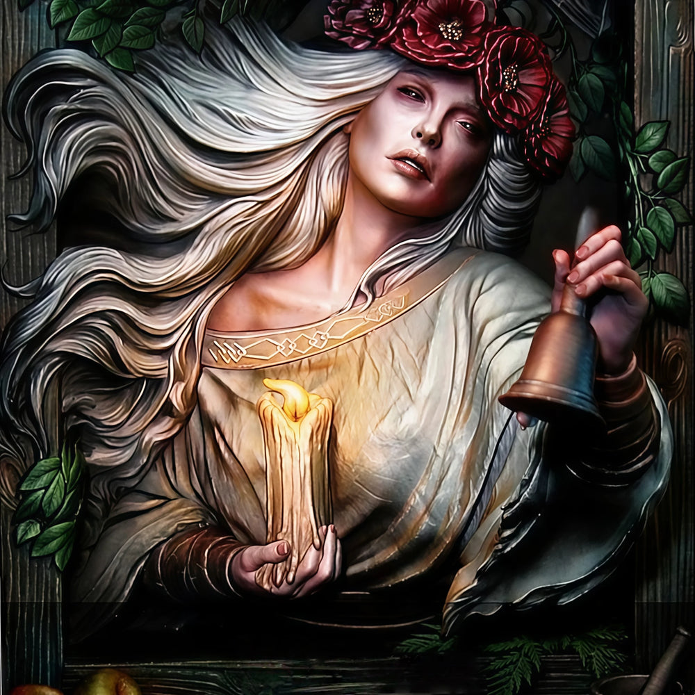 1/12 Goddess of Light, Resin Model Bust Kit, Fantasy Theme, Unassembled and Unpainted