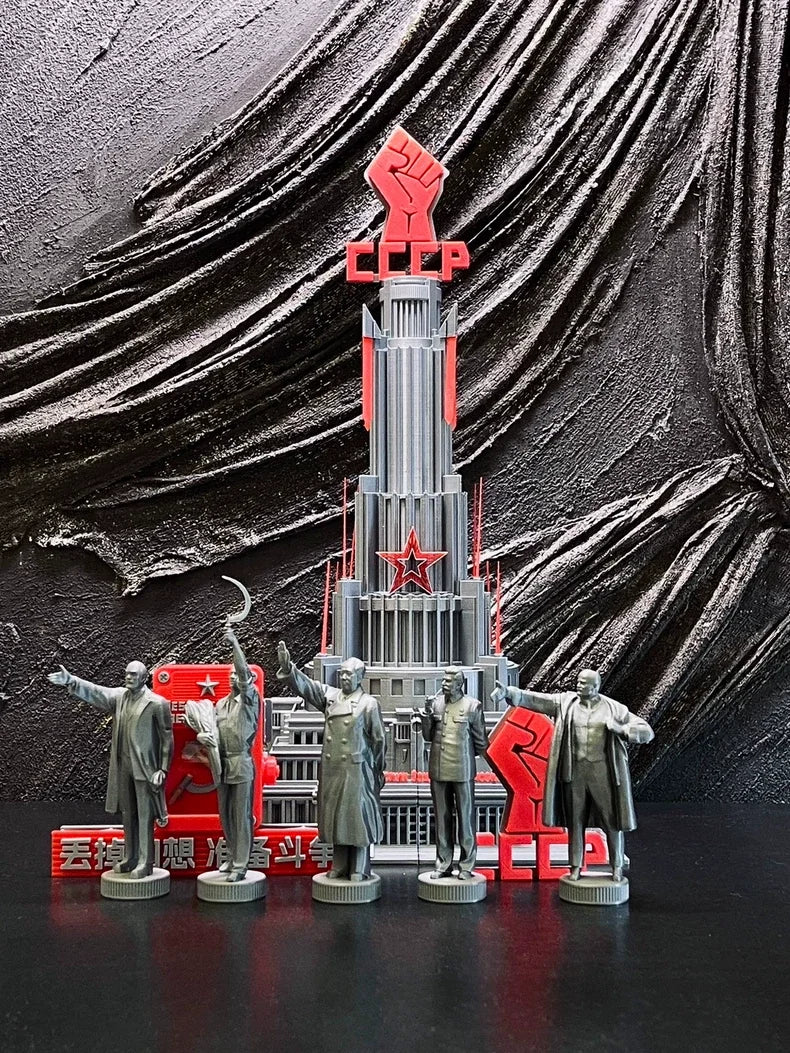 Cold War Soviet Palace of Soviets with Lenin, Resin Model Terrain Kit, Unpainted