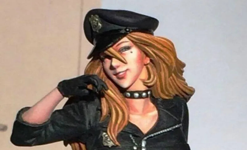 1/20 Female Police Officer, Resin Model Bust Kit, Unassembled and Unpainted