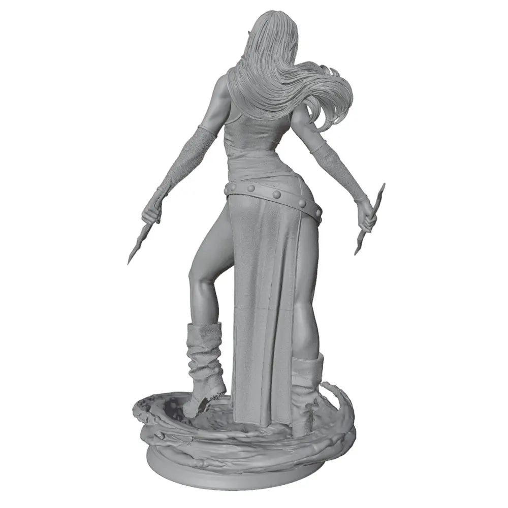 1/24 Dual Dagger Warrior with Arm Wraps, Resin Model Figure Kit, Fantasy Theme, Unassembled and Unpainted
