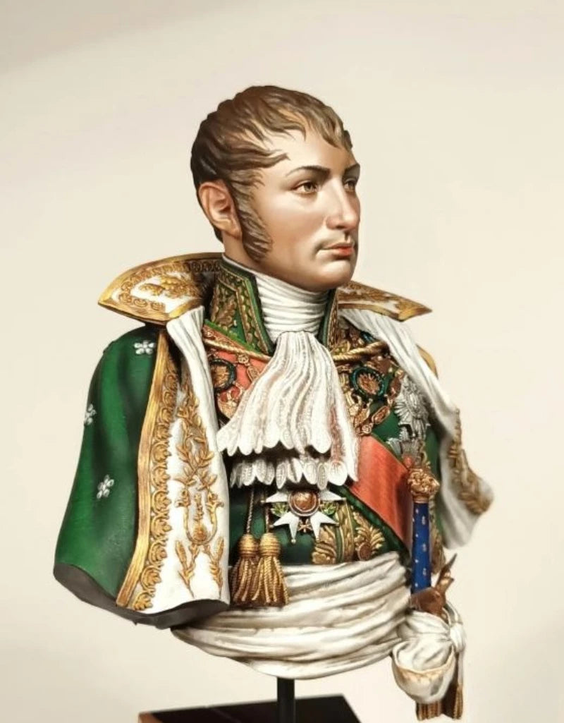 250mm Napoleonic French Commander, Resin Model Bust Kit, Unassembled and Unpainted