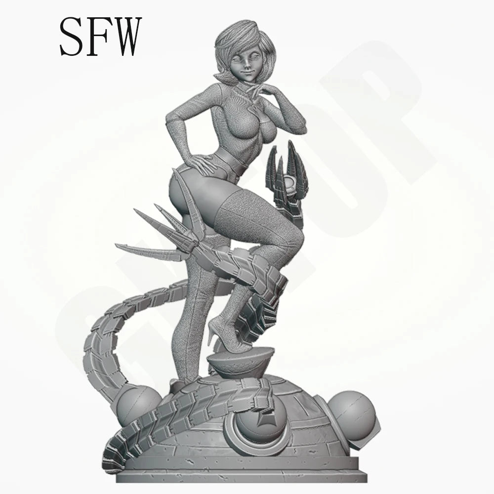 1/24 Elasticity Lady, Resin Model Figure Kit, Fantasy Theme, Unassembled and Unpainted
