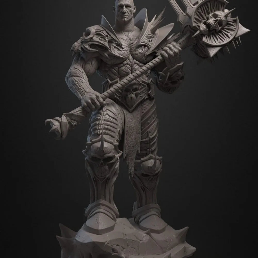 Demon King Bourval, Resin Model Figure Kit, Fantasy Theme, Unassembled and Unpainted