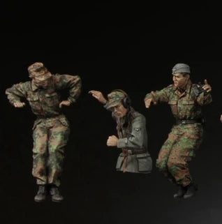 1/35 WWII Kursk 1943 Infantry Squad, 10 Figures, Resin Model Figure Kit, Unassembled and Unpainted