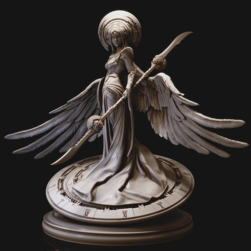 1/24 Winged Celestial Warrior, Resin Model Figure Kit, Fantasy Theme, Unassembled and Unpainted