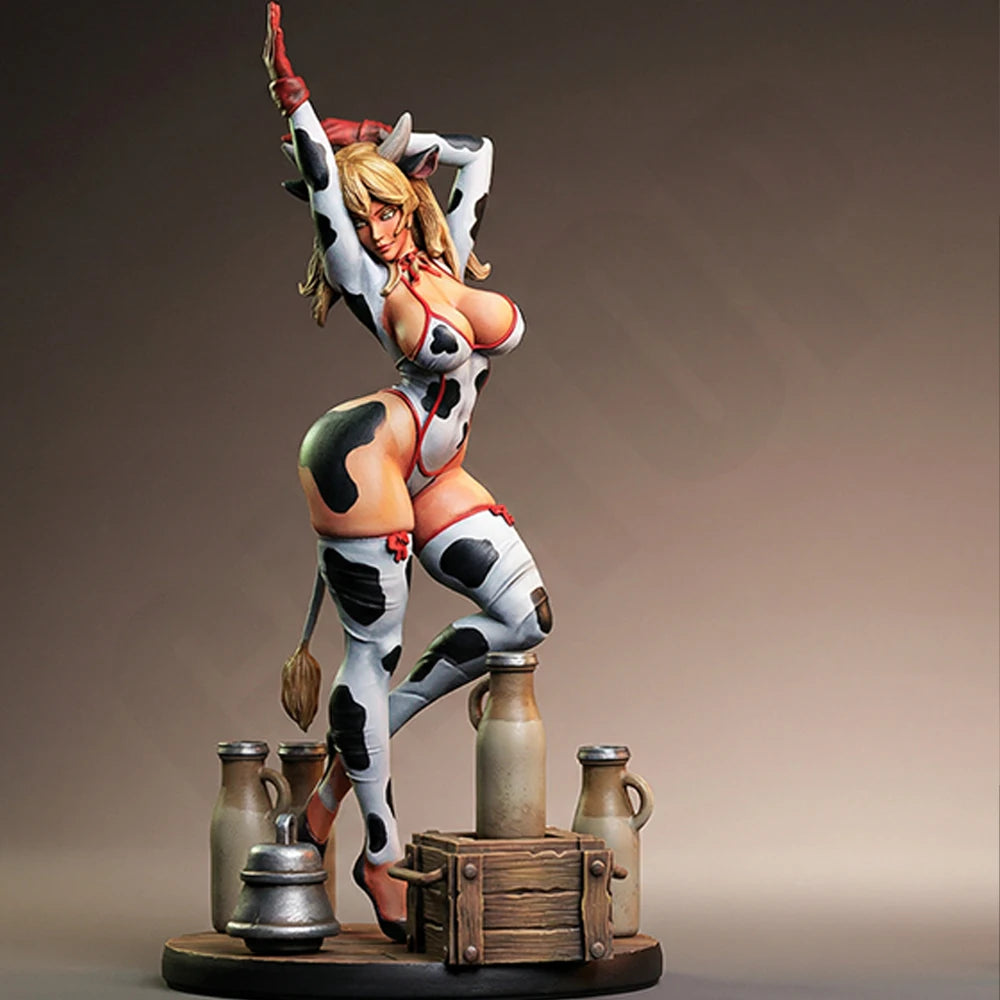 1/24 Milk Girl, Resin Model Figure Kit, Unassembled and Unpainted