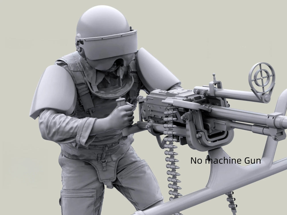 1/48 Modern Military Soldiers, 4 Figures, Resin Model Figure Kit, Unassembled and Unpainted