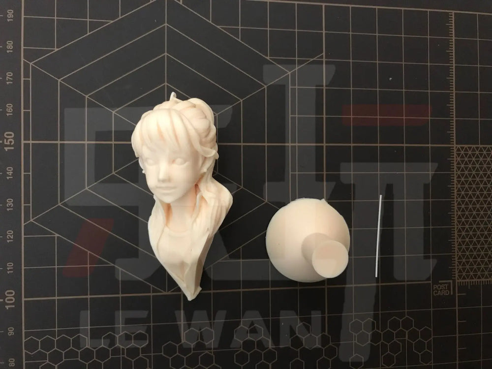Character Female, Resin Model Bust Kit, Anime Theme, Unassembled and Unpainted