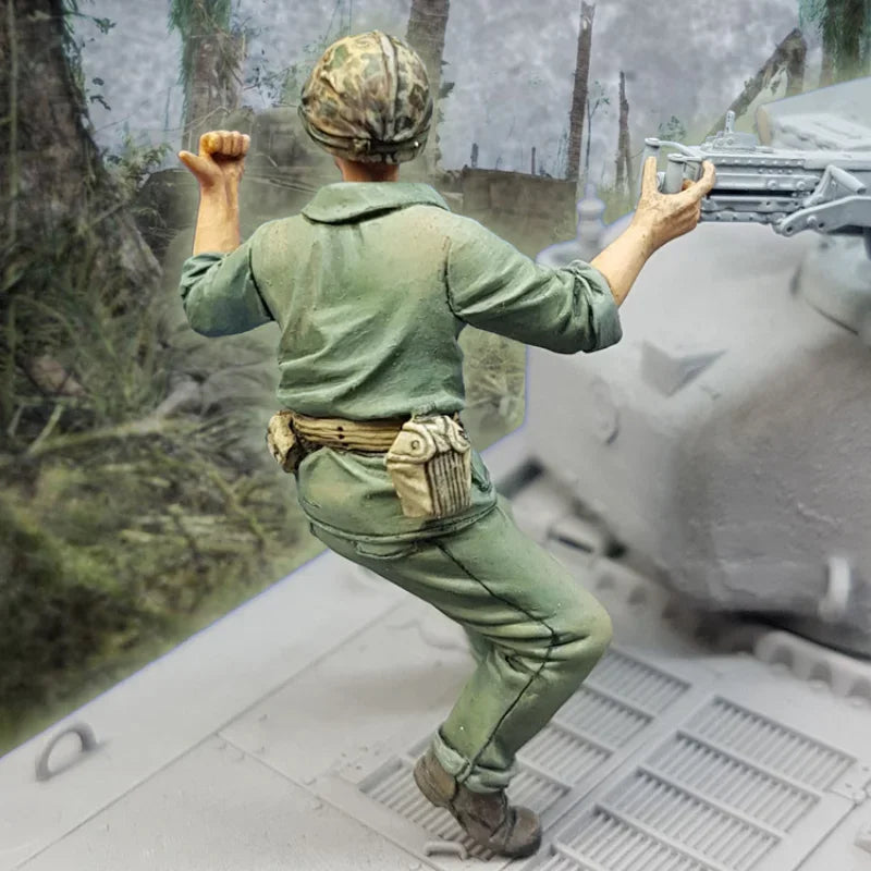 1/35 WWII US Marine Corps, Resin Model Figure Kit, Unassembled and Unpainted