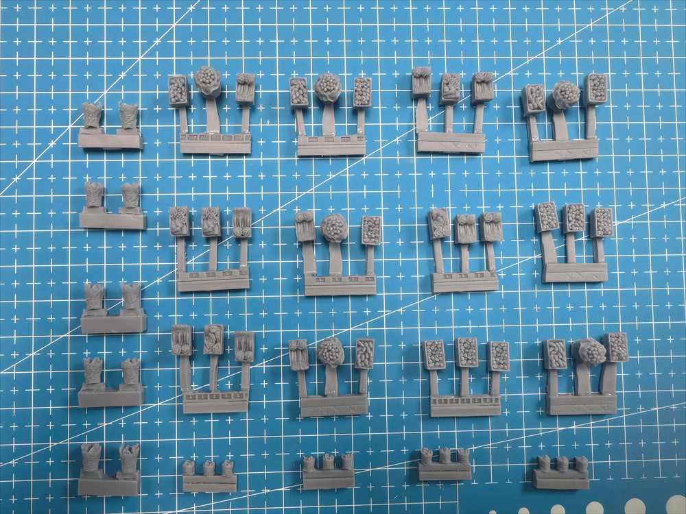 1/72 WWII Military Fortification, Resin Model Terrain Kit, Unpainted