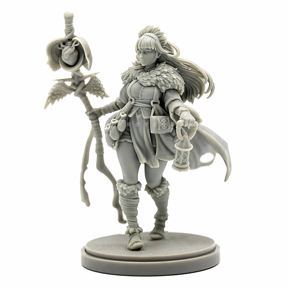 38mm Dark Fantasy Witch, 3 Figures, Resin Model Figure Kit, Fantasy Theme, Unassembled and Unpainted
