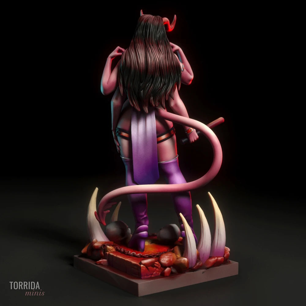 1/24 Demon Devil Female, Resin Model Figure Kit, Unassembled and Unpainted